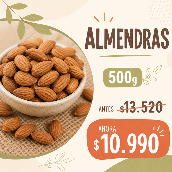 (PROMO) Almendras x 500g
