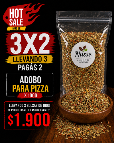 Adobo para pizza x 100g 3x2 HOT SALE