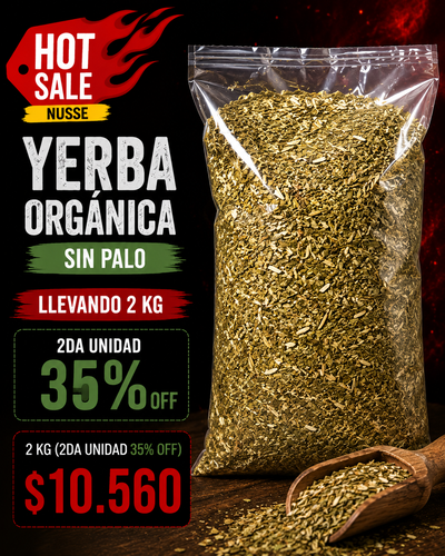 Yerba organica "Ajedrez" x 2kg HOT SALE