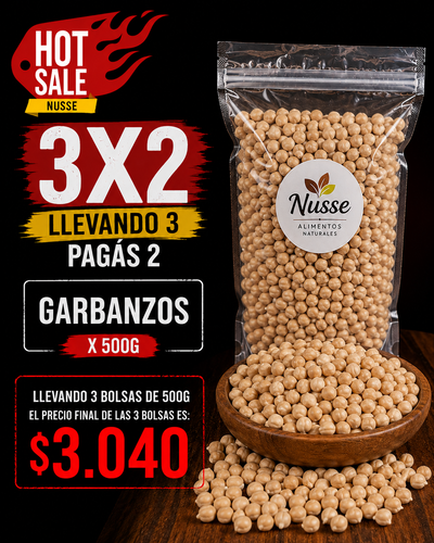 Garbanzos x 500g 3x2 HOT SALE