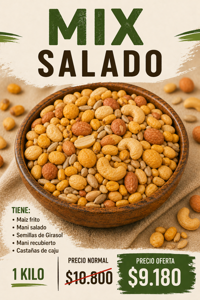 PROMO 1 KG MIX SALADO