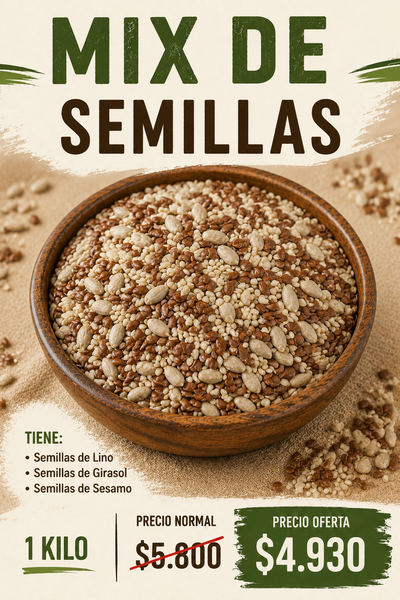 PROMO 1 KG MIX DE SEMILLAS