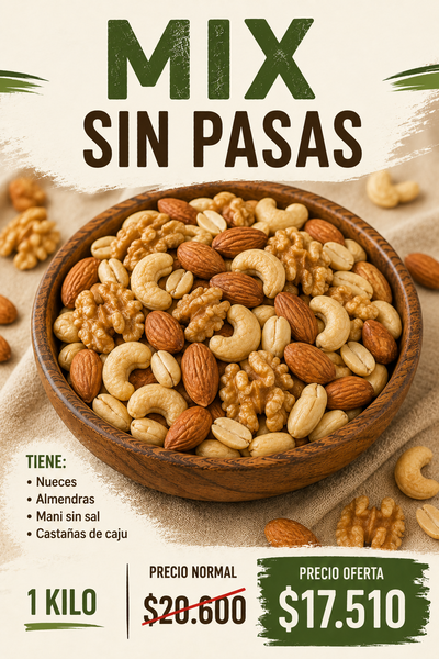 PROMO 1 KG MIX SIN PASAS