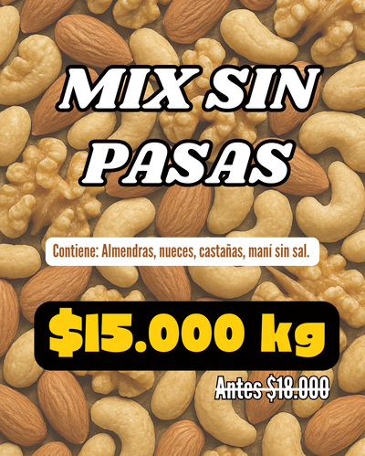 PROMO Mix Sin pasas x 1Kg