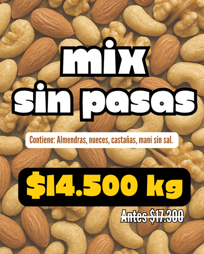 PROMO 1 kg MIX SIN PASAS