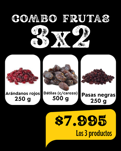 COMBO 3x2 FRUTAS