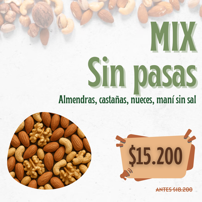PROMO MIX SIN PASAS (1 kg)