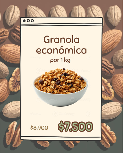 PROMO GRANOLA ECONÓMICA (1 KG)