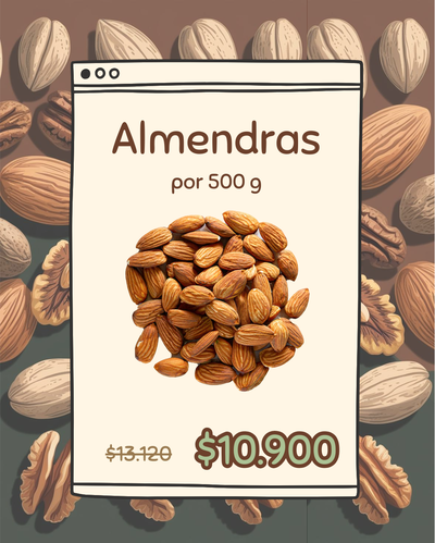 PROMO ALMENDRAS (500 G)