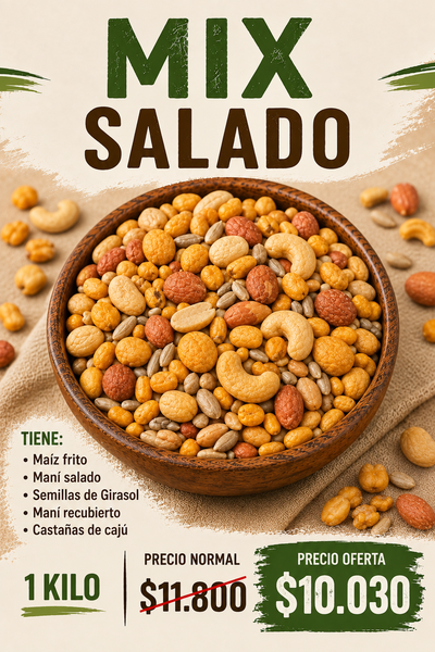 PROMO 1 KG MIX SALADO