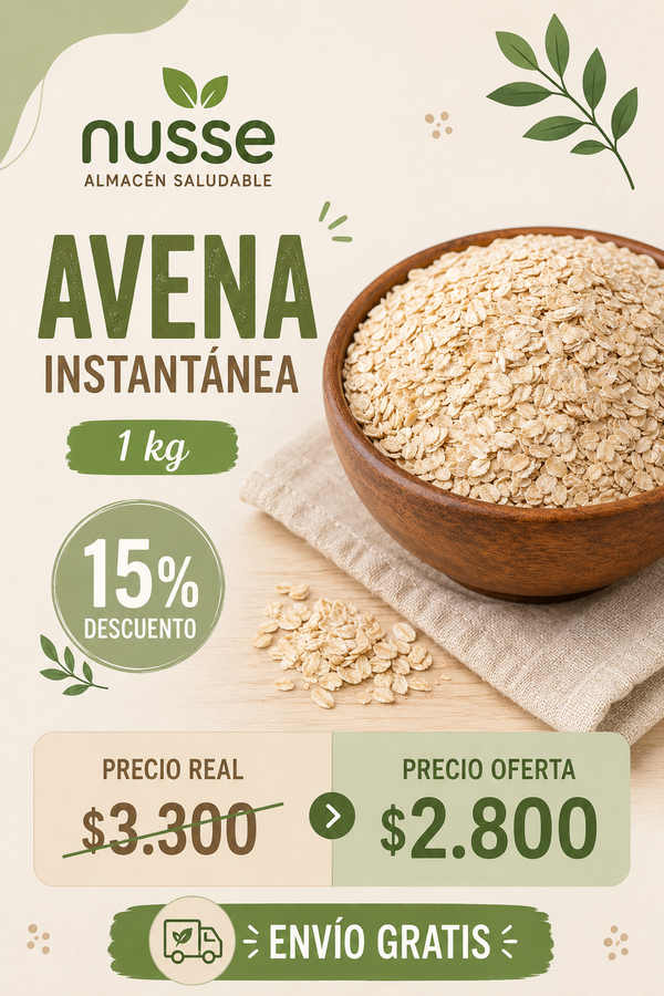 (PROMO) Avena instantanea x 1Kg