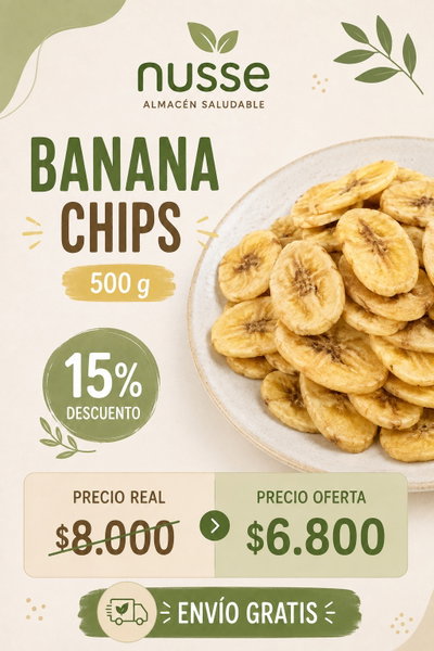 (PROMO) Banana chips x 500g