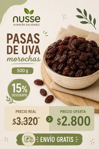 (PROMO) Pasas de uva x 500g