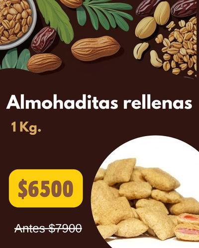 (PROMO) Almohaditas rellenas 1 Kg.