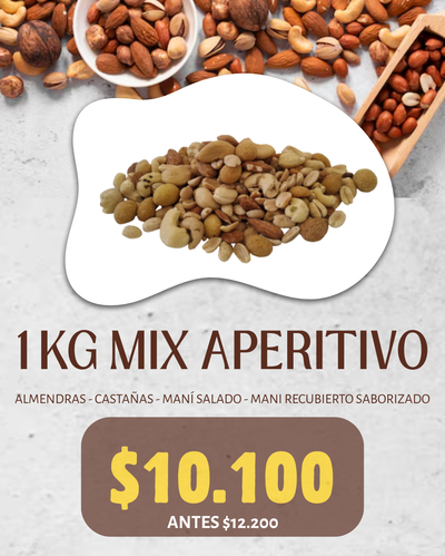 (PROMO) 1 Kg MIX APERITIVO