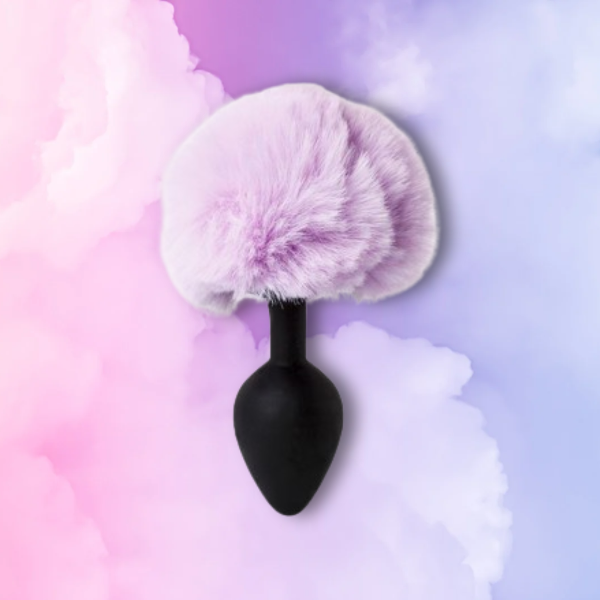 Plug Pompón Silicona Small Lila