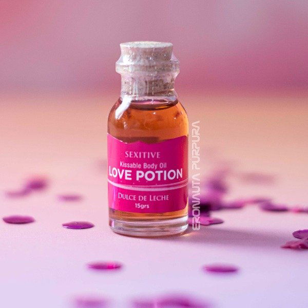Mini aceite comestible Love Potion Dulce de leche
