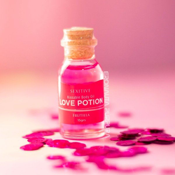 Mini aceite comestible Love Potion Frutilla