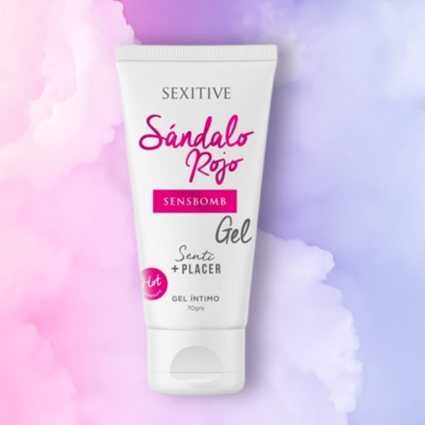 Gel lubricante Sens Bomb Sándalo rojo