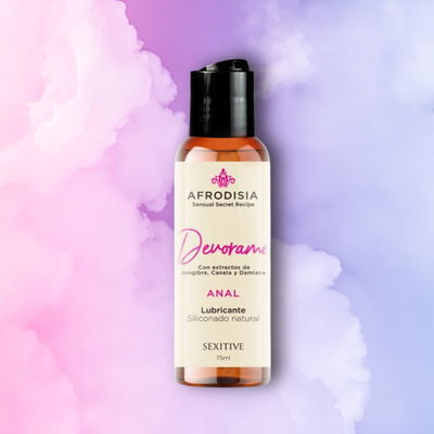 Lubricante Anal siliconado natural Afrodisia Devorame