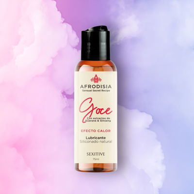 Lubricante Anal siliconado natural Afrodisia Goce
