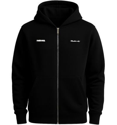 -ZIPPER HOODIE -