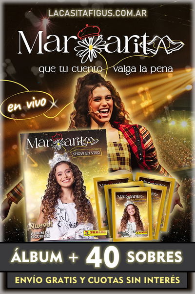 MARGARITA 2025 "EN VIVO" (COMBO ÁLBUM + 40 SOBRES DE FIGURITAS) 