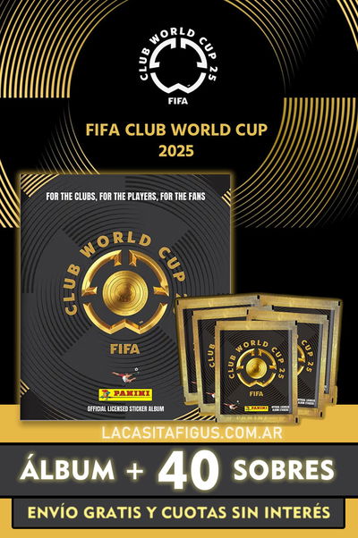 FIFA CLUB WORLD CUP 2025 - MUNDIAL DE CLUBES 2025 (COMBO ÁLBUM + 40 SOBRES DE FIGURITAS)