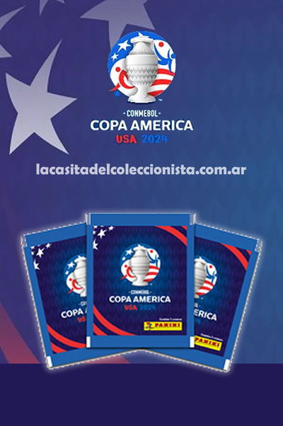 COPA AMÉRICA USA 2024 (PACK DE 25 SOBRES DE FIGURITAS)