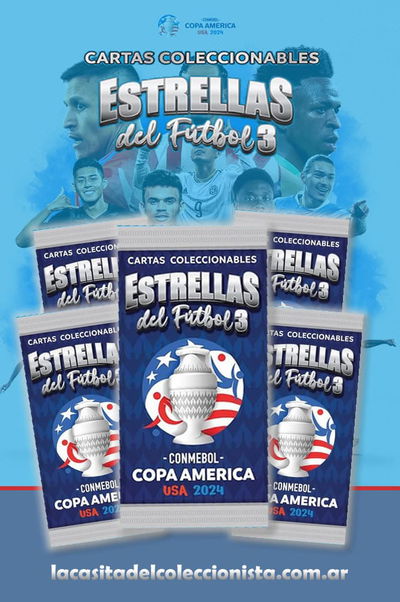 ESTRELLAS DEL FÚTBOL 03: COPA AMÉRICA (EXTENSIÓN POR 20 SOBRES)