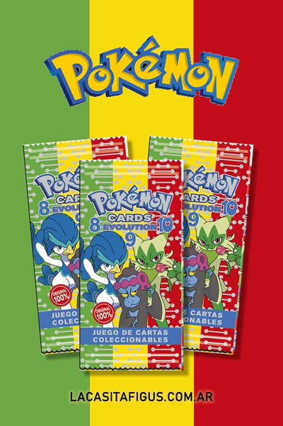 POKÉMON EVOLUTION SERIE 08, 09 Y 10 (EXTENSIÓN POR 20 SOBRES)