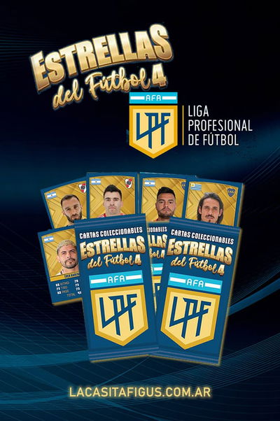 ESTRELLAS DEL FÚTBOL 04: LIGA PROFESIONAL DE FÚTBOL ARGENTINO (EXTENSIÓN POR 20 SOBRES) 