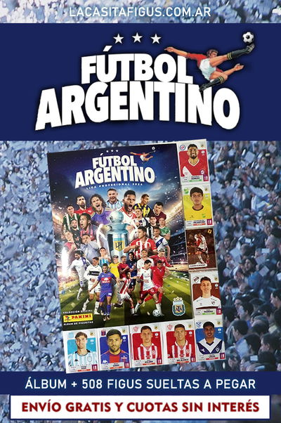 FÚTBOL ARGENTINO 2024 (ÁLBUM COMPLETO - LLENO A PEGAR)