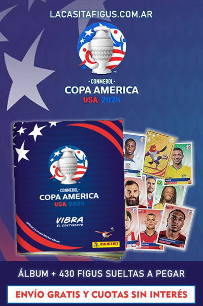 COPA AMÉRICA USA 2024 (ÁLBUM COMPLETO - LLENO A PEGAR)