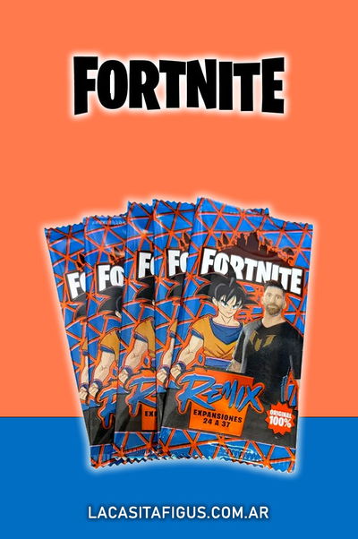 CARTAS FORTNITE SERIE REMIX (EXTENSIÓN POR 20 SOBRES) 