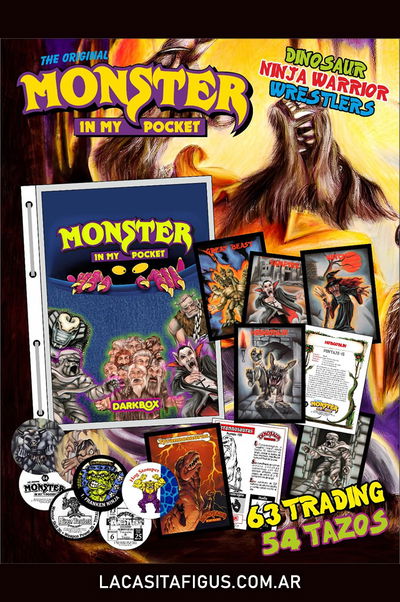 PRE-VENTA: TRADING CARDS + TAZOS "MONSTERS IN MY POCKET"