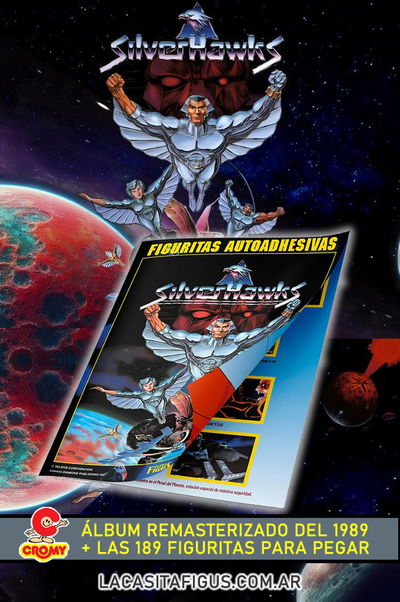 SILVERHAWKS (ÁLBUM DE FIGUS COMPLETO A PEGAR)(REPRO)