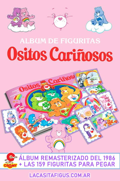 OSITOS CARIÑOSOS 1986 (ÁLBUM DE FIGUS COMPLETO A PEGAR)(REPRO)