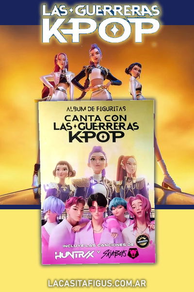 LAS GUERRERAS K-POP (sobre amarillo) (ÁLBUM DE FIGURITAS)