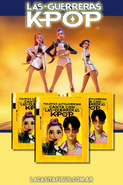 LAS GUERRERAS K-POP (sobre amarillo)(PACK DE 20 SOBRES DE FIGURITAS)
