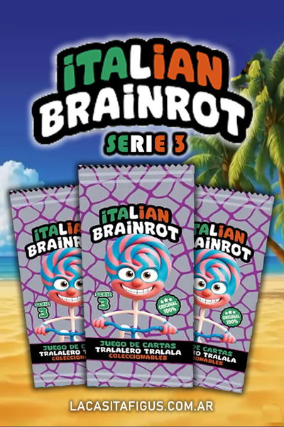 ITALIAN BRAINROT SERIE 03 DE FLASH GONDOR (PLATEADO)(EXTENSIÓN POR 20 SOBRES)