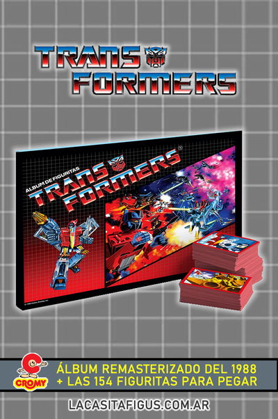 TRANSFORMERS 1988 (ÁLBUM DE FIGUS COMPLETO A PEGAR)(REPRO)