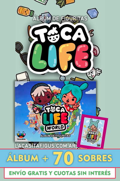 TOCA LIFE (COMBO ÁLBUM + 70 SOBRES DE FIGURITAS)