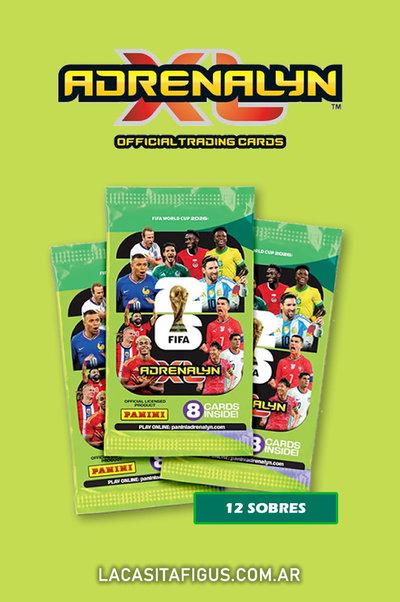 CARTAS ADRENALYN XL FIFA WORLD CUP 2026 (PACK DE 12 SOBRES)