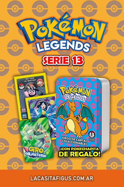 POKÉMON LEGENDS SERIE 13 (MAZO INICIAL EN LATA)