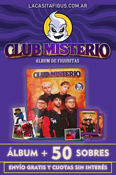 CLUB MISTERIO (COMBO ÁLBUM + 50 SOBRES DE FIGURITAS)