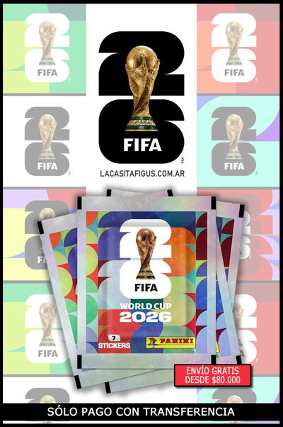 FIFA WORLD CUP 2026 (PACK DE 25 SOBRES) SÓLO PAGO CON TRANSFERENCIA / LEER PUBLICACIÓN