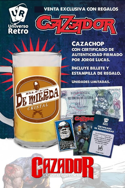 PRE-VENTA: CAZACHOP - VASO CHOPERO OFICIAL DE "CAZADOR"