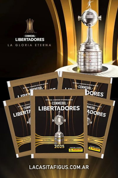 CONMEBOL LIBERTADORES 2025 (PACK DE 20 SOBRES DE FIGURITAS)