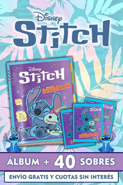 STITCH (COMBO ÁLBUM + 40 SOBRES DE FIGURITAS)